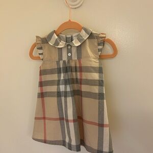 Burberry 9mo baby dress with bloomers